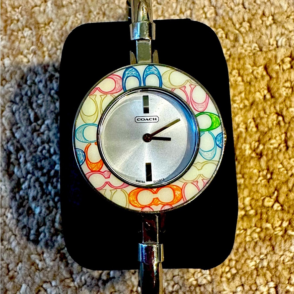 Vintage Coach watch with 7 interchangeable bezels